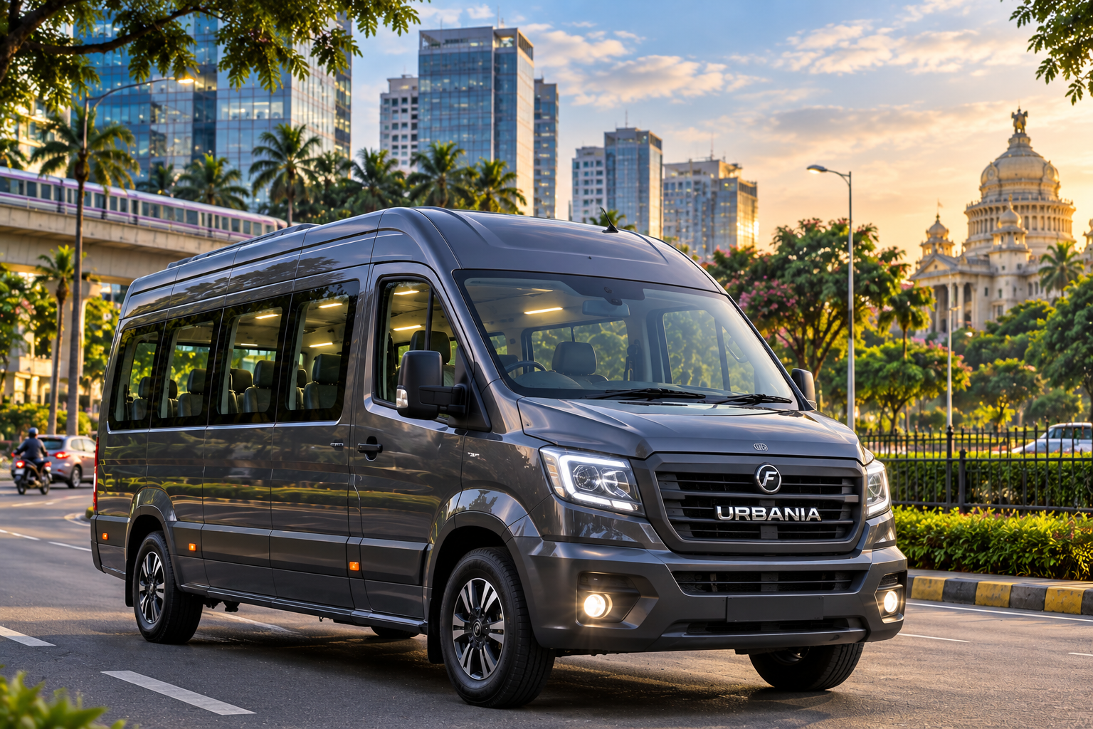 Force Urbania Luxury Van Rental Bangalore